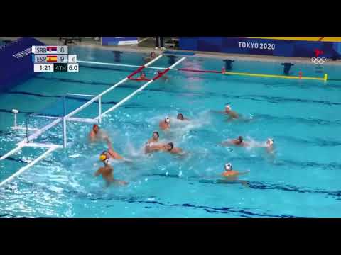 THE EQUALIZER!!! Dusan Mandic scoring for 9 all in the game against Spain.
