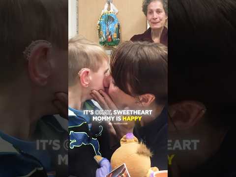 Young Boy Hears Mom’s Voice For The First Time 🥹