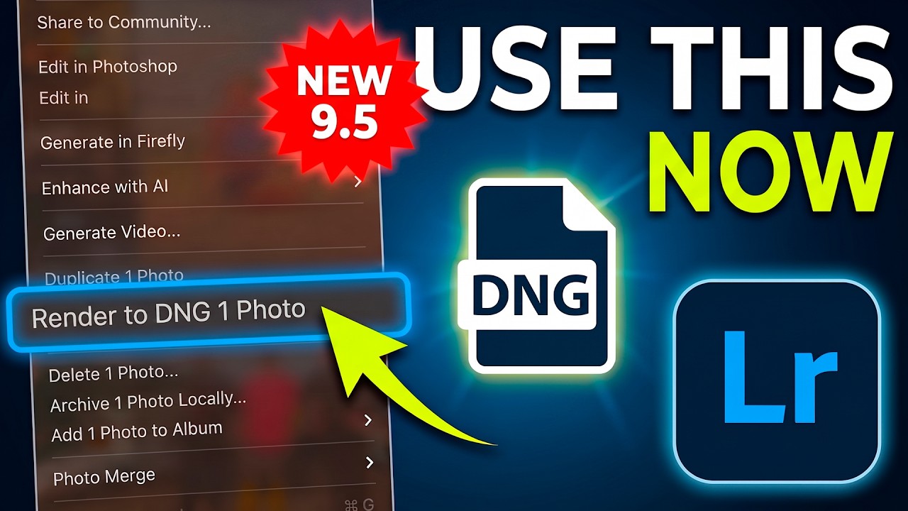Lightroom 9.5: Why "Render to DNG" Changes Everything