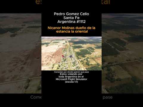 Pedro Gomez Cello, Santa Fe desde el Microsoft Flight Simulator #pedrogomezcello #santafe #msfs