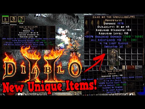 NEW Project Diablo 2 SEASON 4 updates - NEW RUNEWORDS and ITEMS!!