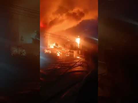 Incendio afecto a Viviendas en Chiguayante, Bio-Bio, Chile