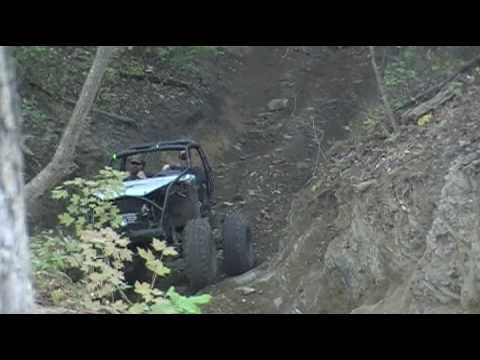 Alan Upton making cable hill in the toyota