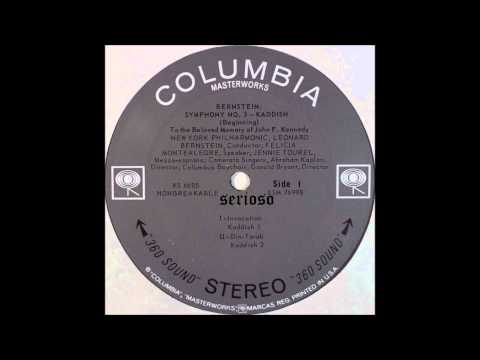 Bernstein,Symphony No  3 Kaddish, 1,2mov, Leonard Bernstein