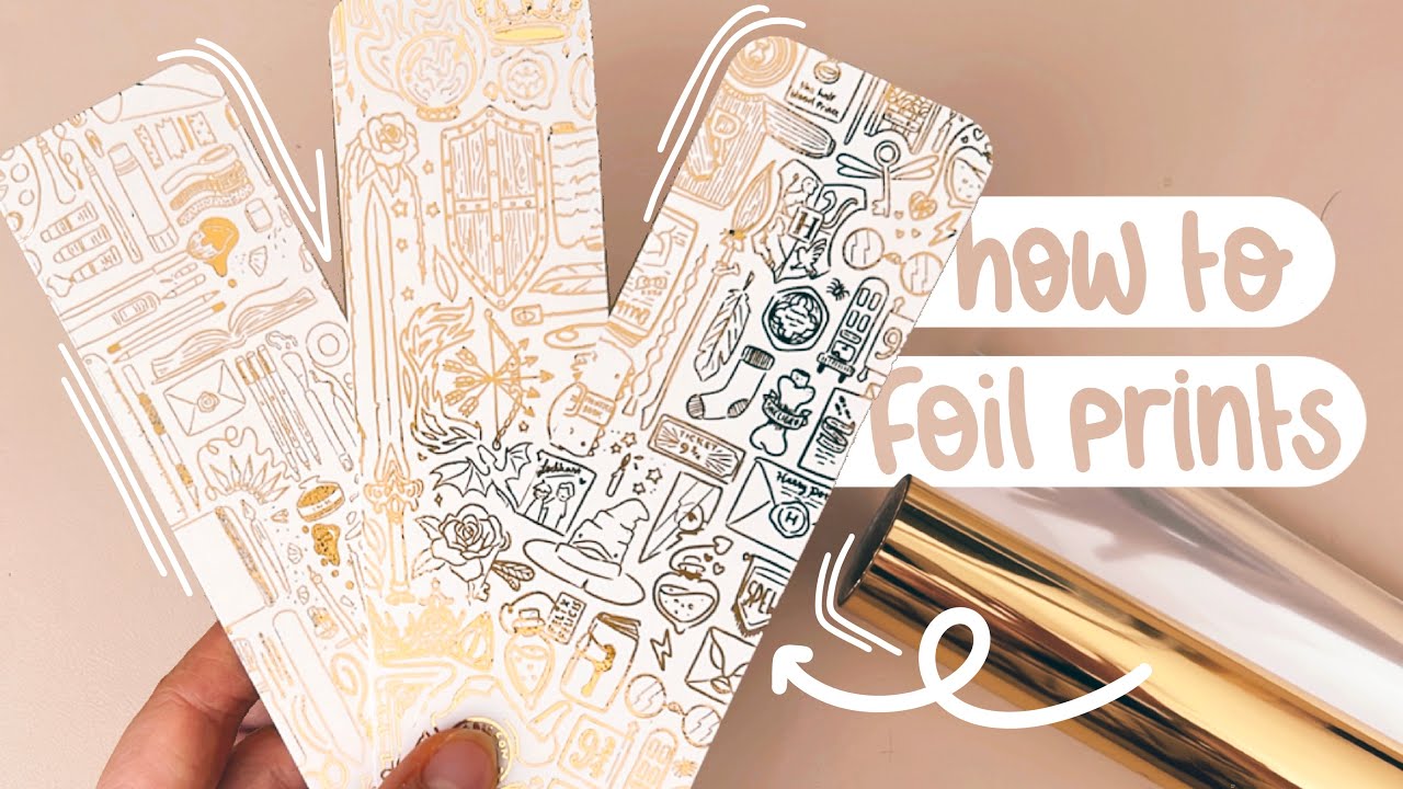 How to foil prints at home - Tutorial