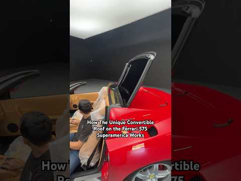 How The Convertible Roof on a Ferrari 575 Superamerica Works