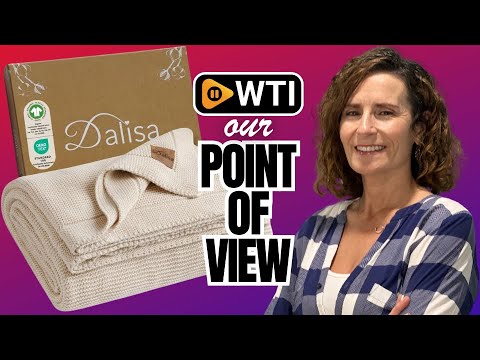 100% Organic Turkish Cotton Throw Blanket - GOTS Certified - WTI product video review