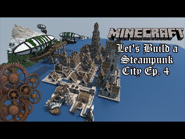 steam punk clock tower minecraft