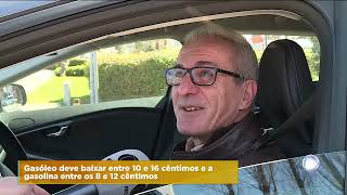 Preços dos combustíveis descem na próxima semana