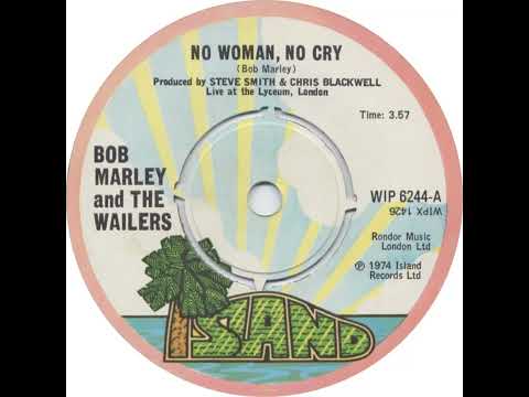 UK New Entry 1975 (234) Bob Marley And The Wailers - No Woman, No Cry
