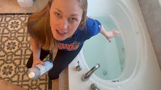 Review of the ACTIVE Jetted Tub Cleaner Bathtub Cleaning - 32oz (8 Uses) Bath Jet Cleaner