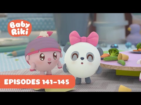BabyRIKI Cartoons - Full Episodes collection (Episodes 141-145) | for Kids | 0+ en