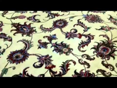 Large Round Bijar Rug