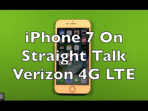 iPhone 7 On Straight Talk Verizon 4G LTE $45 Unlimited