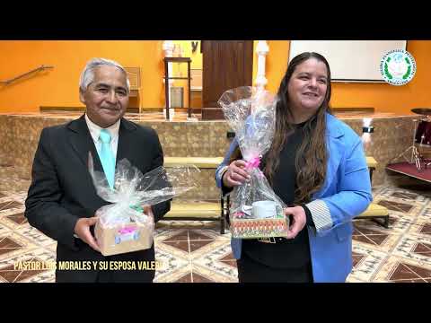 Agradecimiento Pastor Luis Morales y su esposa Valeria IEPA General Acha La Pampa 11-10-26