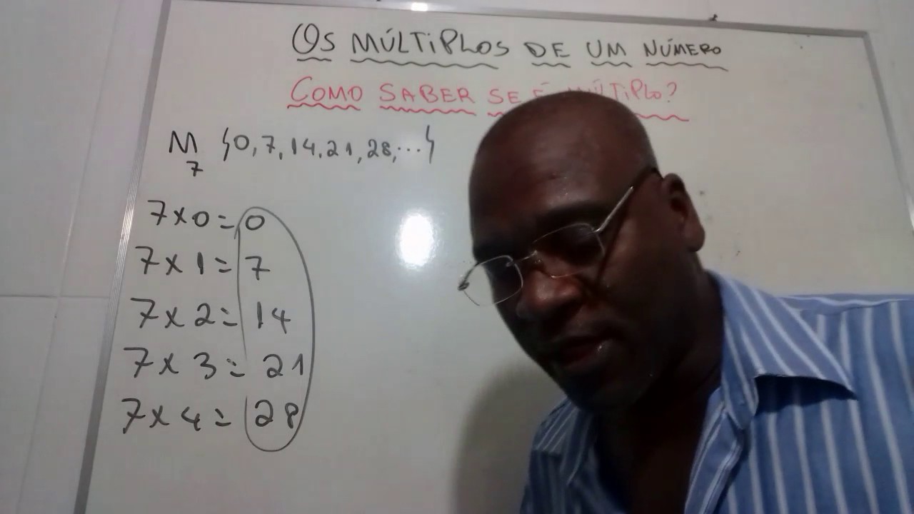 Os múltiplos de um número e como saber se é múltiplo?