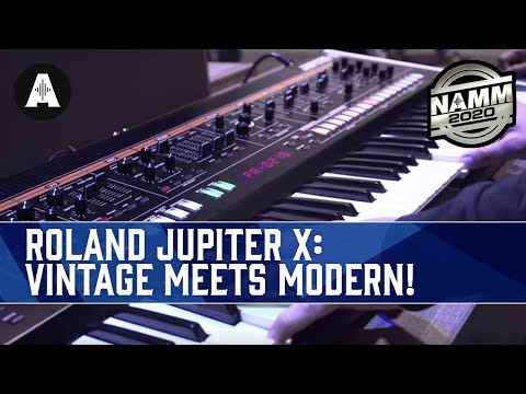 Roland Jupiter X - Vintage Character with a Modern Workflow! - NAMM 2020