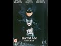Opening To Batman Returns 1997 UK DVD