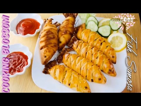 How to Make Fish Samosa Recipe | Fish Samosa Easy & Tasty Snacks Recipe | Cooking Blossom