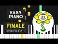Finale (EASY Piano Tutorial) - Undertale