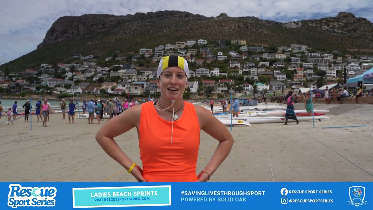 Ladies Beach Sprints | Lifesaving Sport | Fish Hoek | Cape Town | Rescue Sport Series