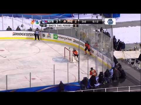 Marian Gaborik collides with Danny Briere HD