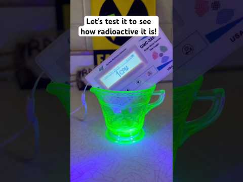 FINDING & TESTING RADIOACTIVITY OF URANIUM GLASS!