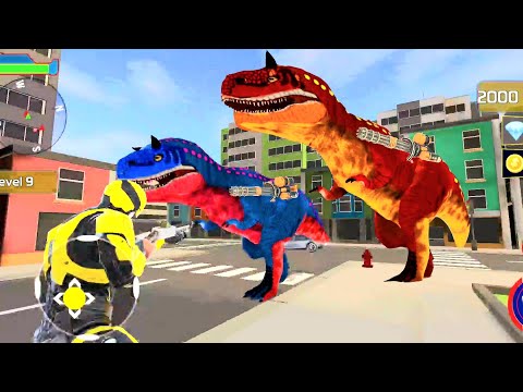 Dinosaur robot car transformers ^^^ Police Truck Robot Game 2020 *** Android iOS Gameplay