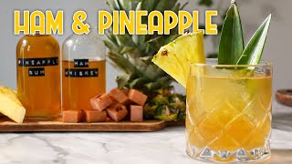 Ham and Pineapple Tiki (ish) Cocktail Recipe