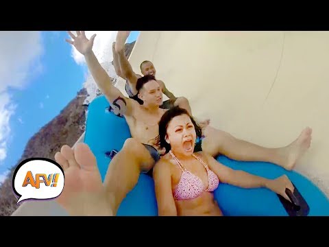 Slip & Slide & FAIL! Water Fails Funny | AFV 2019
