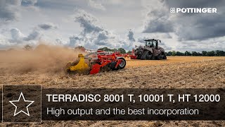TERRADISC T Trailed short disc harrows from 8 m video