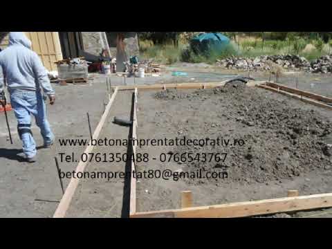 Beton Amprentat Valea Poienii -Hunedoara Tel.0761350488 -0766543767