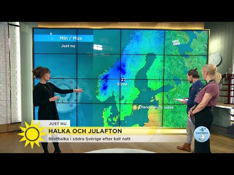 Första julprognosen är klar - så blir vädret hos dig till jul - Nyhetsmorgon (TV4)