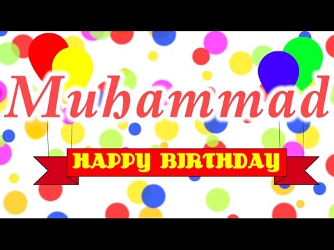 Happy Birthday Muhammad Song