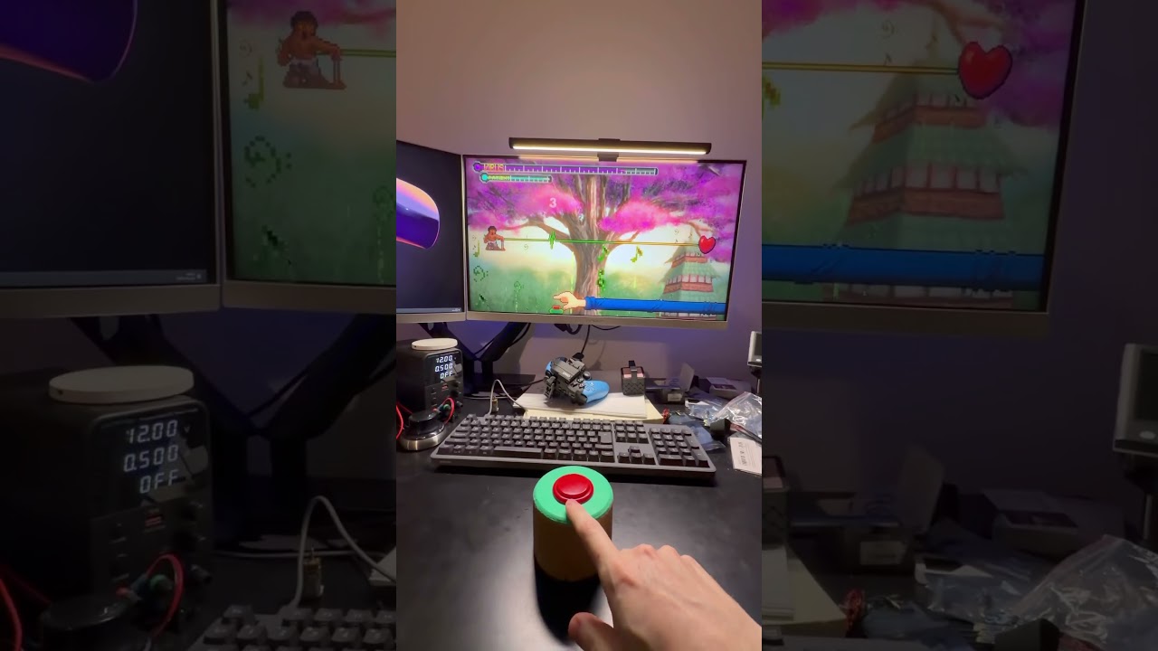 One button controller from that mouse kit that came with your 3D printer