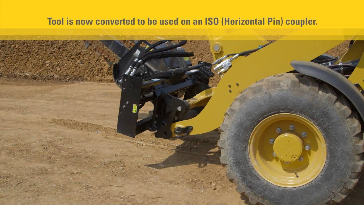 Cat® Compact Wheel Loader ISO to SSL Adaptor Bracket