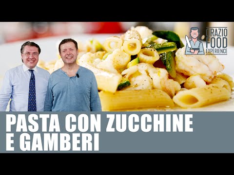 PASTA CON ZUCCHINE E GAMBERI - Gustosa e facile da preparare