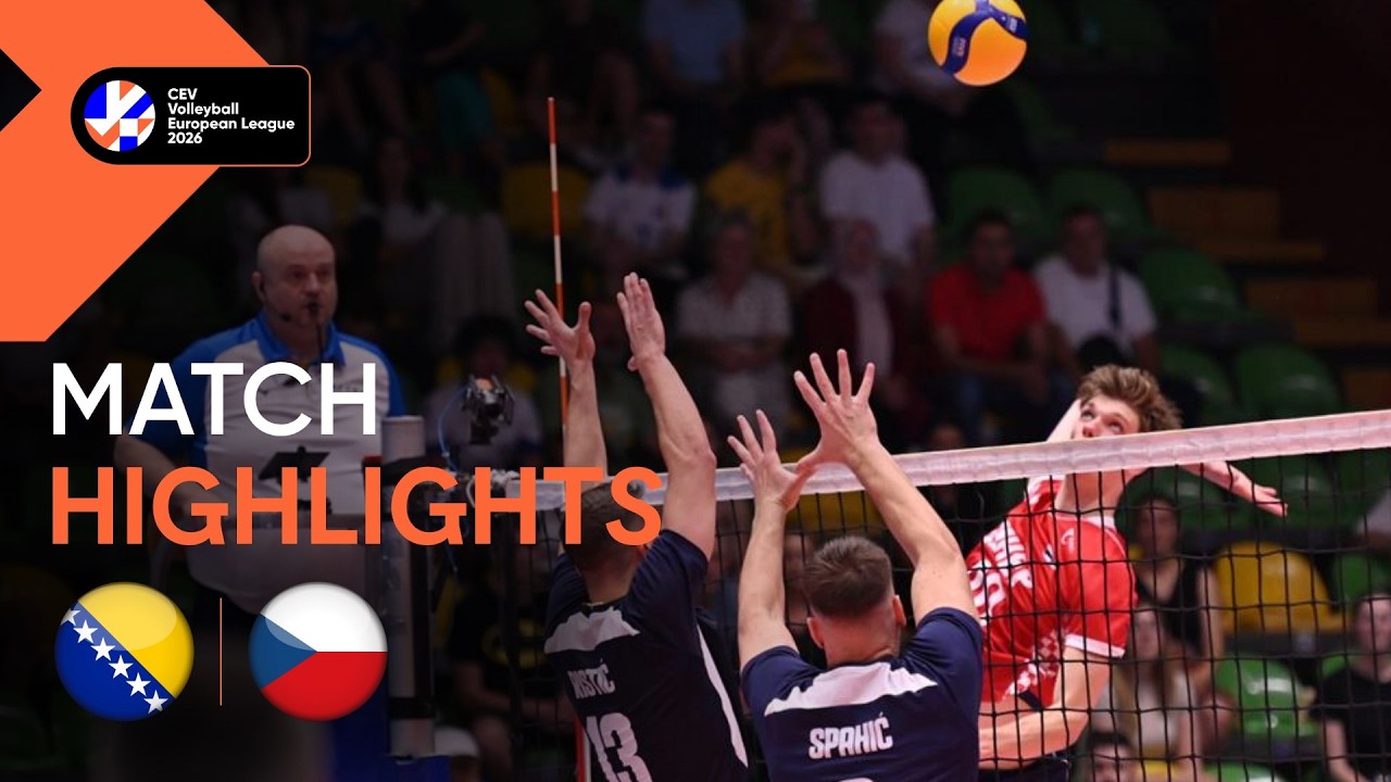 Highlights | Bosnia & Herzegovina vs. Czechia | CEV Volleyball European League 2026 | Women