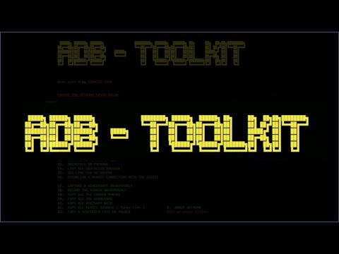 ADB-ToolKit: A tool to perform all ADB(Android Debug Bridge) Commands