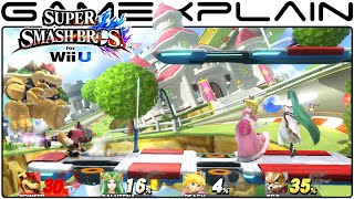 Smash Bros Wii U: Mario Circuit Stage (1080p Direct Feed Gameplay)