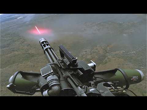 US Marines Firing The POWERFUL GAU-21 Machine Gun & M134 Minigun