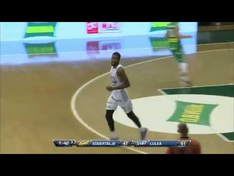 Tavarius Shine 17 poäng vs. Södertälje Kings