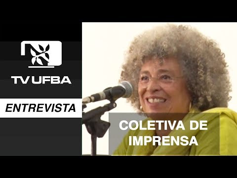 TV UFBA entrevista - Angela Davis - Coletiva de Imprensa