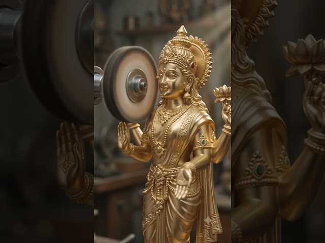 Vídeo relacionado con Ganesh Laxmi Estatua Lord Ganesha Lakshmi Murti para Puja Home Temple Mandir India Tradicional Festival Laxmi Poojan Año Nuevo Regalos Pooja Ganpati Lakshmi Escultura Showpiece (Tamaño: -3 x 1,5