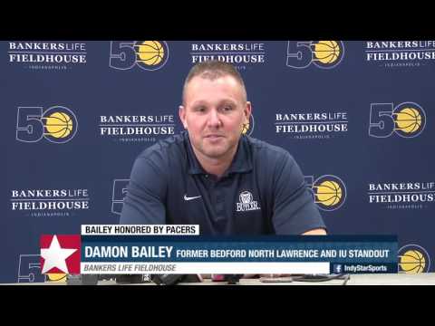 Damon Bailey honored by Pacers