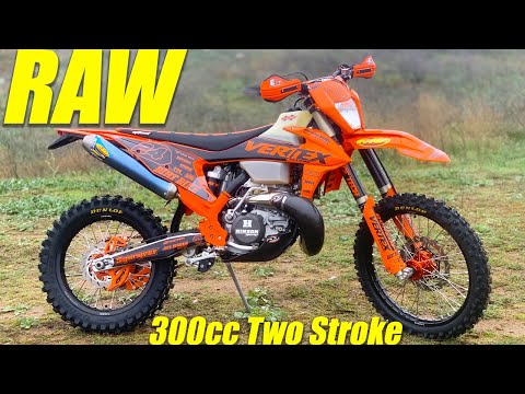 KTM 300cc Two Stroke Offroad build RAW - Dirt Bike Magazine