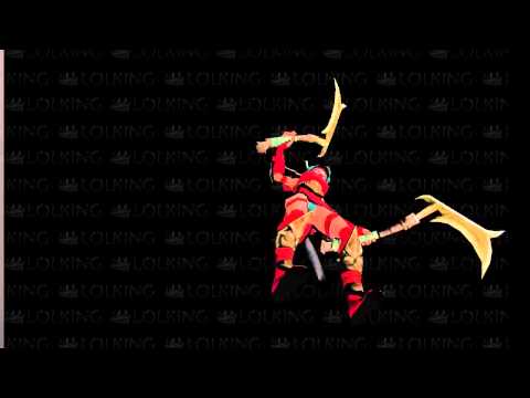 Akali Crimson skin model 3d
