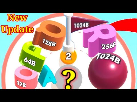 Jelly 2048 | highest merge Blob Merge 3d puzzle 🧩 in jelly 2048 tiles New update part #23 #jelly2048