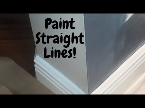 Paint Straight Lines Against Trim & Wallpaper Without a MESS! - Spencer Colgan