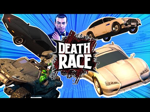 戰車！(Halo vs James Bond vs KITT) | 死亡競賽! (BATTLE CARS! (Halo vs James Bond vs KITT) | DEATH RACE!)